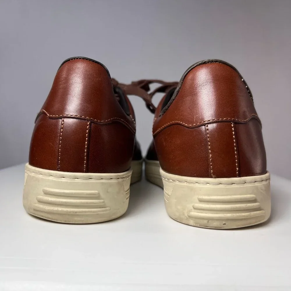 TOM FORD Men's Brown Leather Warwick Sneakers 7